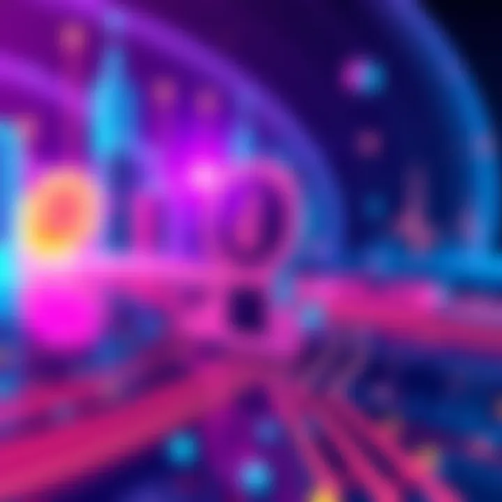 An illustration showing the PulseChain logo with blockchain elements in the background, reflecting speed and decentralization.