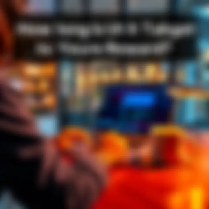 A person checking their email for referral rewards with a laptop and a coffee mug on the table