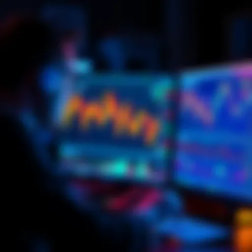 A person looking at charts and graphs on a computer, contemplating changes in their crypto trading strategy.