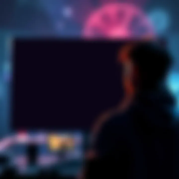 A gamer staring at a blank screen, reflecting on the adventures they left behind in a once-beloved game.