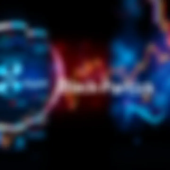 Ripple logo alongside BlackRock and VanEck logos, symbolizing their new partnership in cryptocurrency.