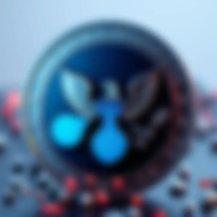 Ripple's logo placed next to the Securities and Exchange Commission symbol, emphasizing the decision against using XRP for payments.