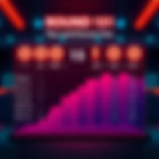 Graph showing Round 151 leaderboard with tips sent and donuts received by top participants.