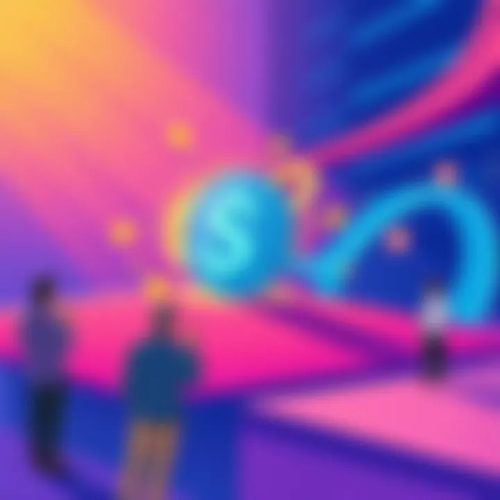 An illustration showing a digital currency symbol being pulled away, symbolizing rug pulls in the crypto world. There are confused people watching it happen, highlighting the disconnect in public perception.