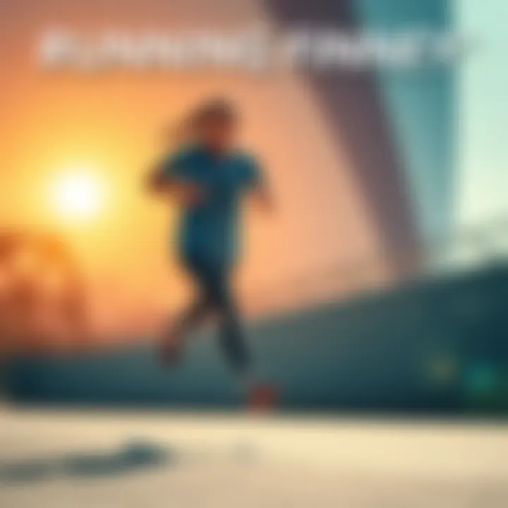 A person running energetically in an outdoor setting