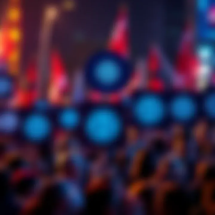 A group of people holding signs with RVN coin logo, celebrating and rallying in support of the coin