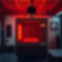 The S19j Pro machine with a faint glow, indicating it's off, yet still producing a noticeable noise in the background.