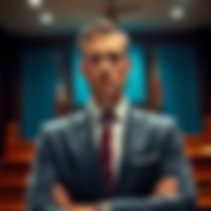 Braden John Karony, CEO of SafeMoon, looking serious with a courtroom background.