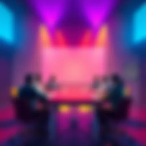 A group of people discussing cryptocurrency issues around a table at an SEC roundtable event in the US