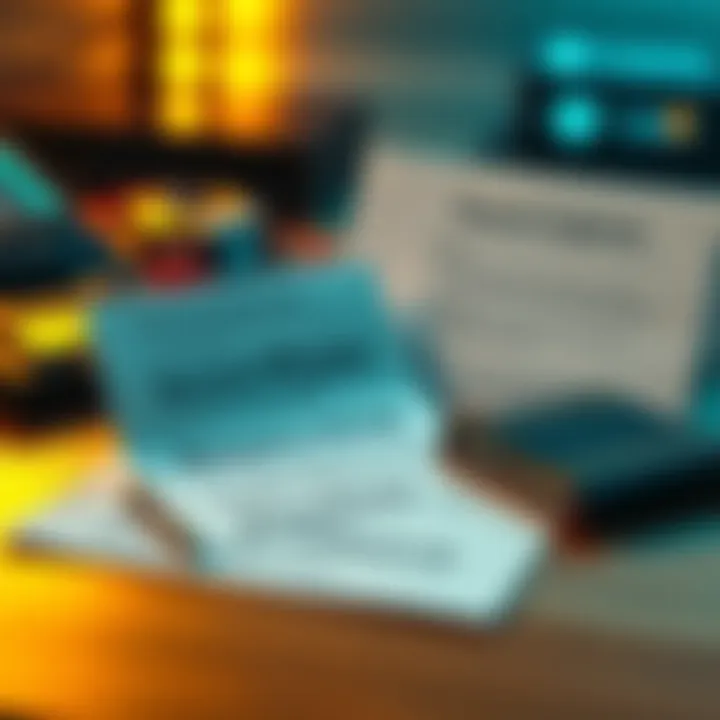 A secure setup showing a split recovery phrase on paper, a hardware wallet, and a document for beneficiaries, symbolizing investment protection.