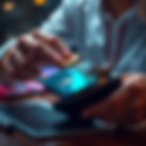 A person transferring cryptocurrency funds from an old cold storage wallet to a new hardware wallet, showcasing a smooth transition of assets.