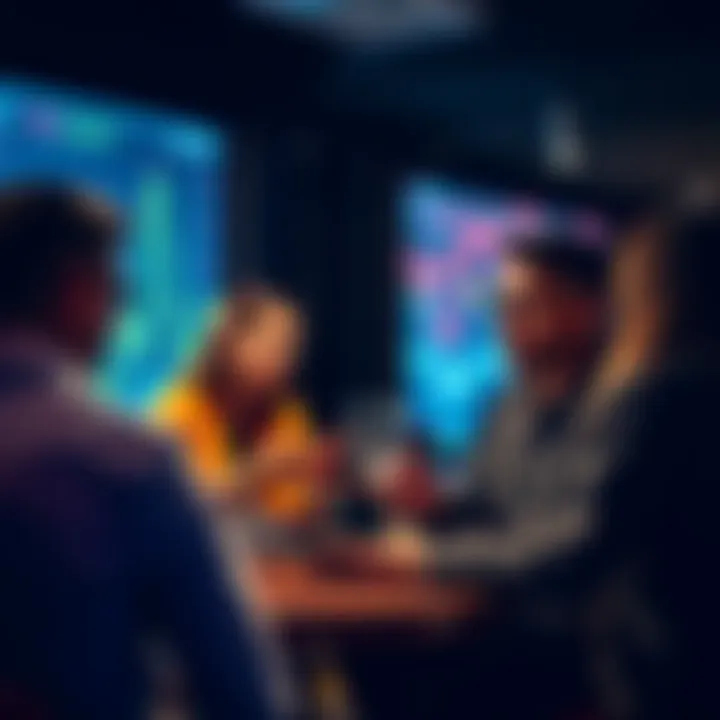 A group of people sharing experiences about moving cryptocurrency to self-custody in a casual setting