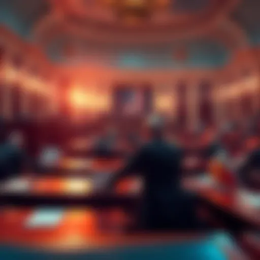 Senators cast votes in a session for the GENIUS Act, showing bi-partisan support in the chamber.