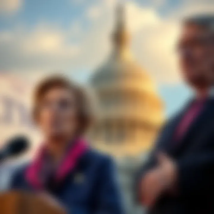 Senators Elizabeth Warren and Jack Reed speak at a press conference calling for a federal investigation into WLFI, a crypto firm linked to Trump, with a backdrop of the U.S. Capitol