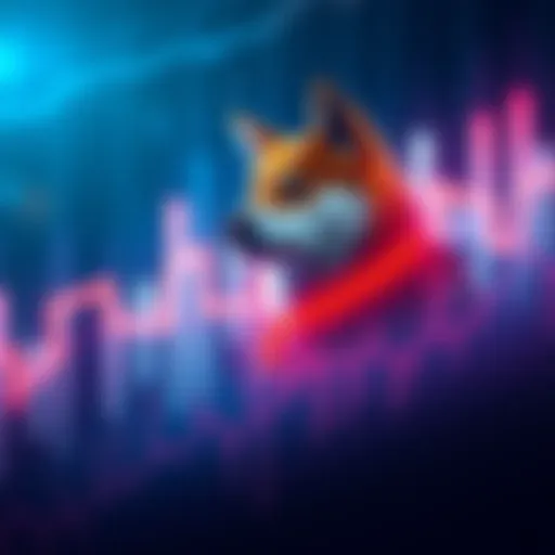 A graph showing the steady price of Shiba Inu at $0.059776, highlighting support and trading interest.