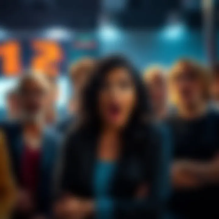 Group of people looking surprised while discussing recent forum revelations