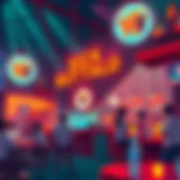 The Sick Buffalo Bar in Pattaya featuring a lively atmosphere with people enjoying drinks and engaging with $SICKB tokens.