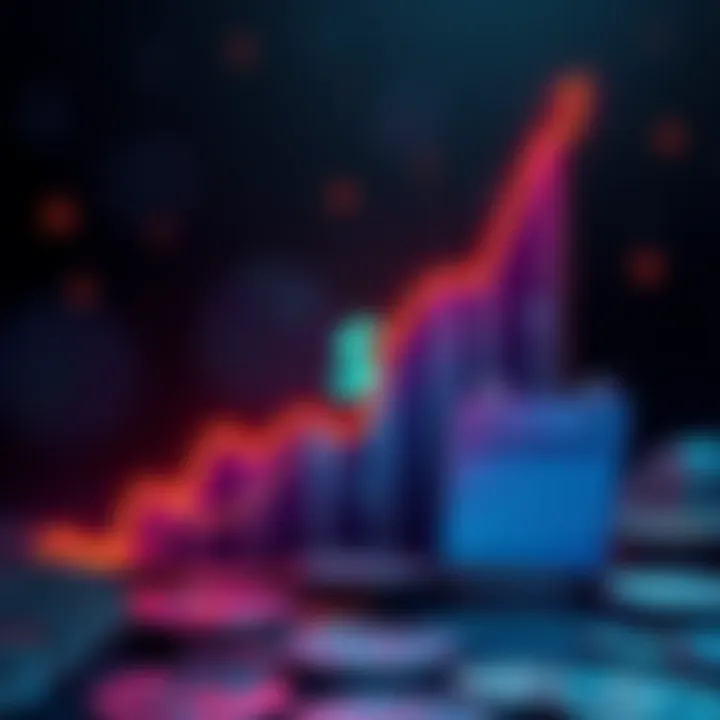 A graphic showing upward trend lines with a dollar symbol and a calendar page for October, indicating potential price movements for SOL in the crypto market.