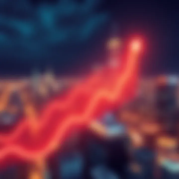 Solana Growth Potential Graph showing Solana's market value rising with Wall Street support, symbolizing potential growth to $880 billion by 2030.