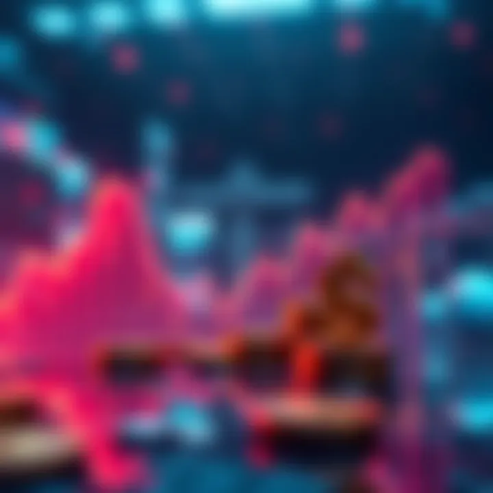 Solana Network Progress Visual representation of Solana's development over two months, showing graphs and key milestones in digital currency.