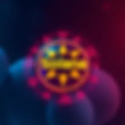 A visual representation of Solana's logo with warning signs around it, symbolizing potential threats like competition and market issues.