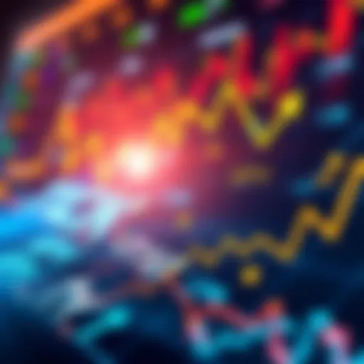 A digital graphic representing Solana's Xstocks trading with rising graphs and stock symbols like SPY and TSLA, symbolizing growth and access to global markets.