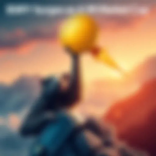 A graphic showing the $SRY coin with a rocket symbolizing its rise, featuring a slow loris to represent the community and light-heartedness of the project