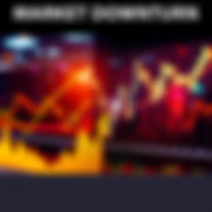 Stock Market Downturn A stock market graph showing a sharp decline below the 126 mark, indicating potential market turmoil.