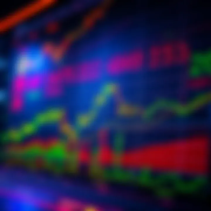 A chart showing stock prices climbing while cryptocurrency values remain flat, symbolizing investor frustration.