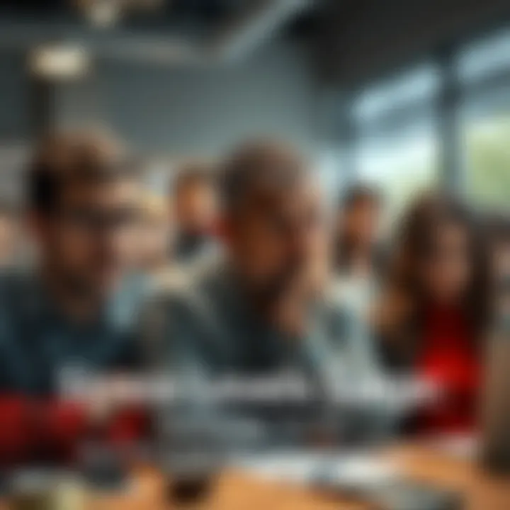 Group of diverse people looking stressed at work and home, highlighting rising stress levels