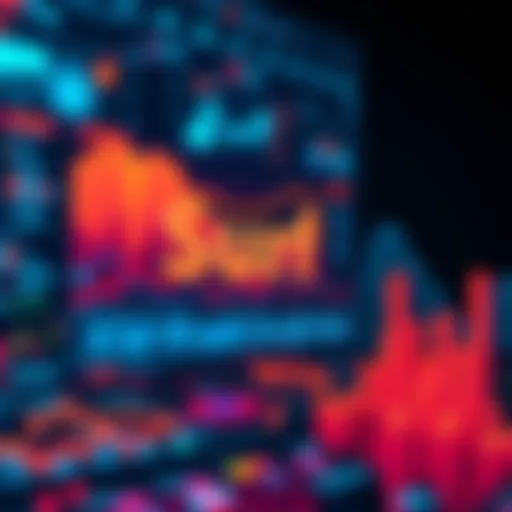 A visual representation of the Surf AI tool analyzing cryptocurrency data and providing insights.