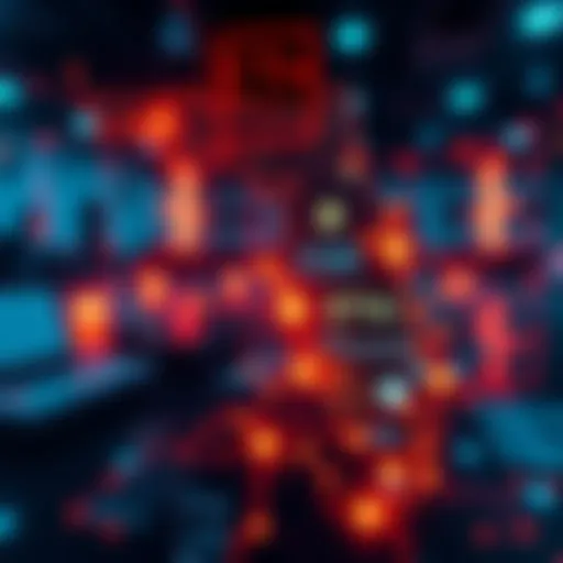 A graphic showing a tech co-founder opportunity in Florida, featuring a map of Florida with a digital overlay representing ETH and cybersecurity elements.