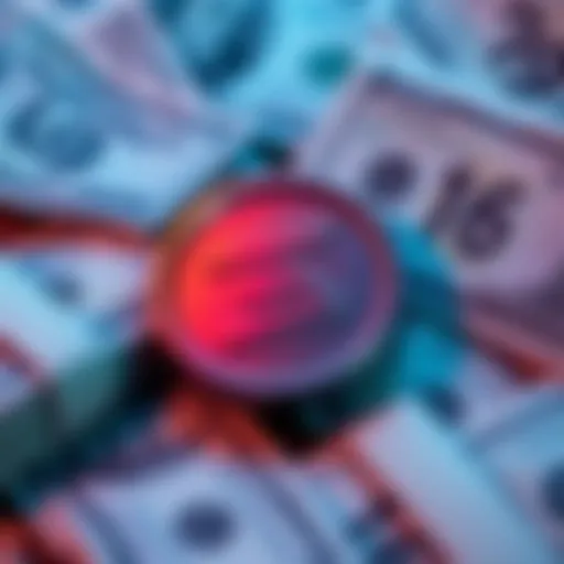 A graphic representation showing Tether's logo alongside U.S. Treasury bills, illustrating its significant financial holdings
