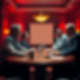 A group of leaders gathered around a table discussing political issues affecting Texas.