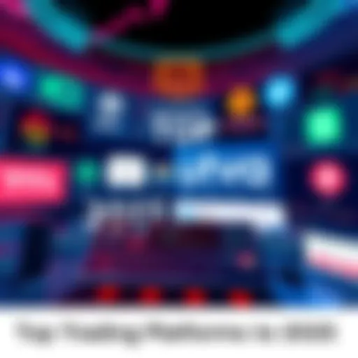 Various trading platform logos and user interface screenshots for 2025, showcasing options like Nova Trade and Instagram trackers