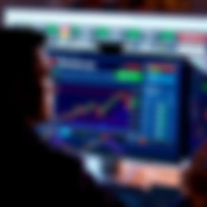 A person looking at a computer screen with Pionex.us open, showing Pi Network coins trading interface and a concerned expression about privacy issues.