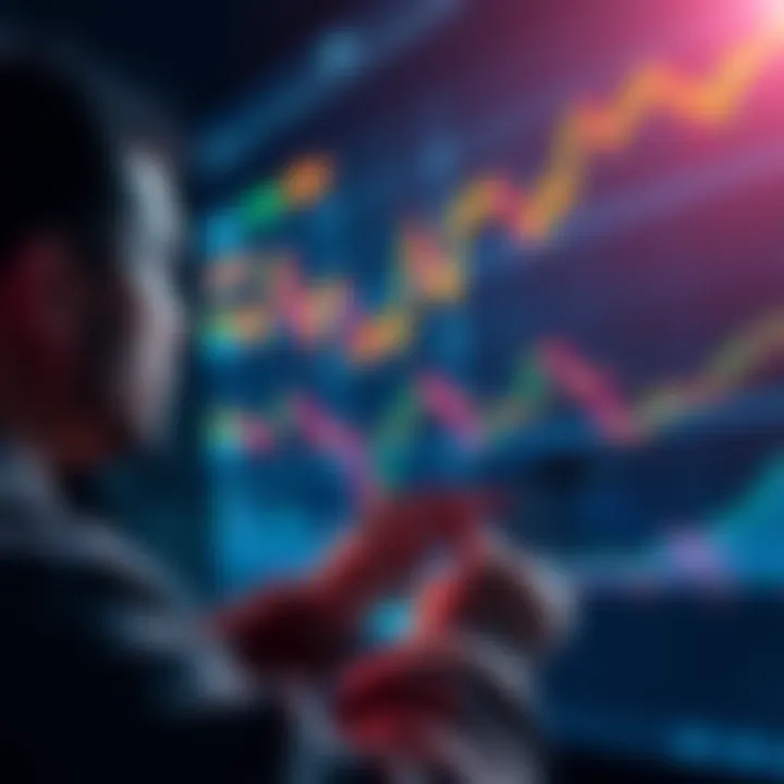A person analyzing cryptocurrency charts, planning asset moves from USDT to PAXG, symbolizing market strategy.
