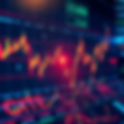 Graph showing fluctuating buy/sell spread in trading markets, illustrating volatility and impact on traders.