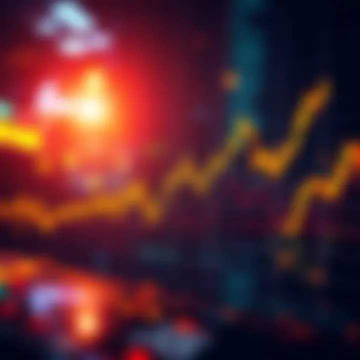 A graph showing a sharp increase in trading volume and price, indicating a strong market interest and confidence.