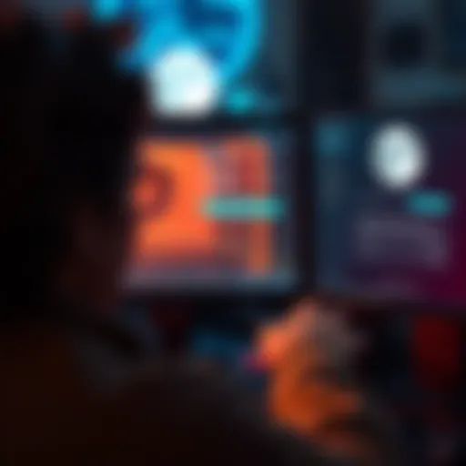 A person looking at a computer screen showing the transfer process of Moons from a digital vault to Kraken with gas fees displayed.