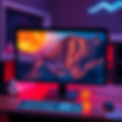 A computer screen showing the process of transferring NFTs from Loopring Wallet to MetaMask, with digital art displayed on the screen.