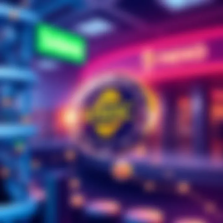 Illustration of a digital coin labeled USDC transferring through a fast network with the Solana logo, highlighting low fees and potential earnings