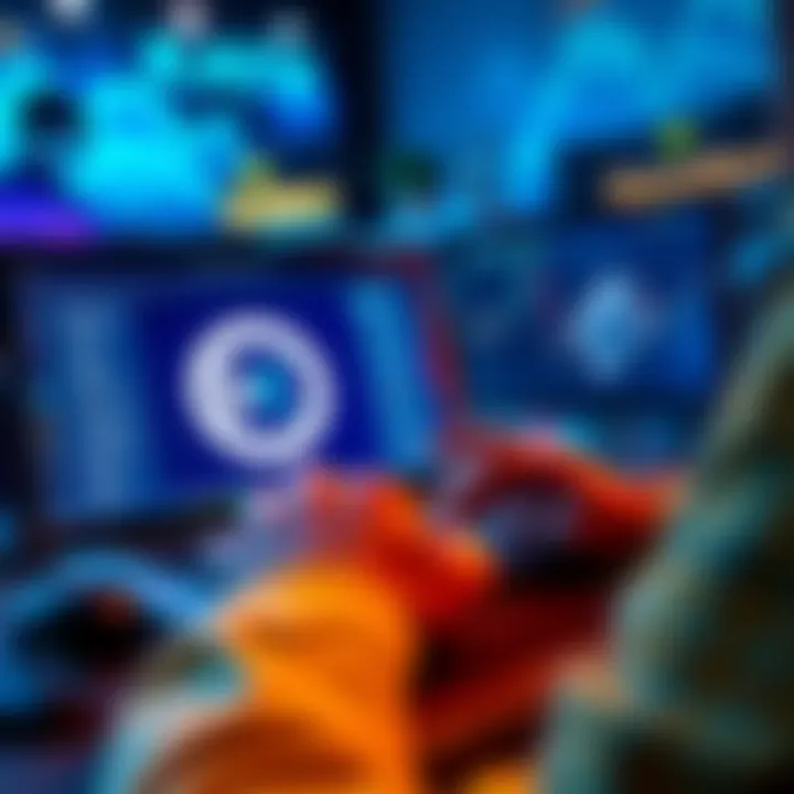 A person using a computer to transfer Loopring and Ethereum to the Kraken exchange, showing wallet and exchange interfaces.
