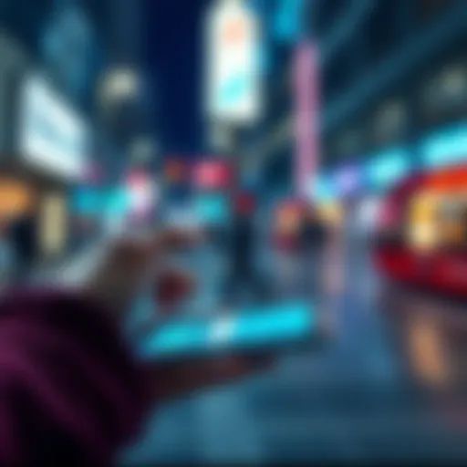A person using a smartphone to transfer money to their Revolut account, representing digital banking and online transactions.