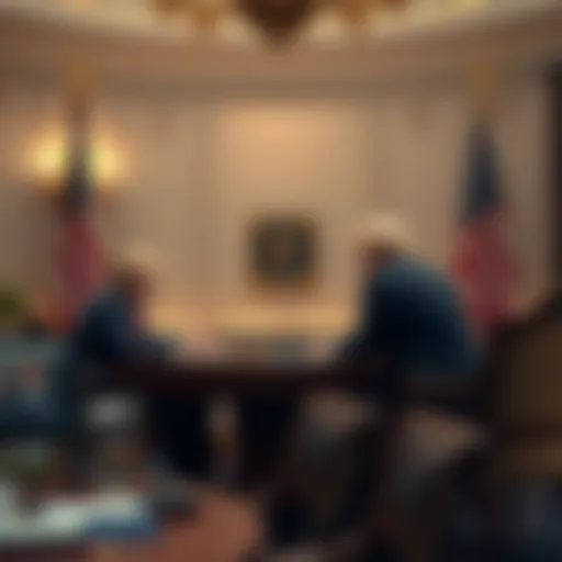 Trump discusses bailout plan with Javier Milei in a formal setting