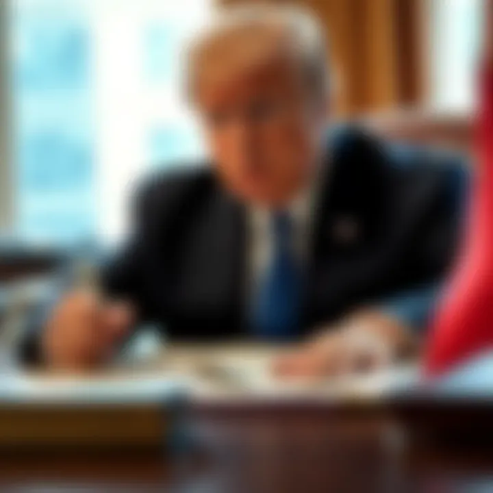 President Trump signing an order to include cryptocurrencies in 401(k) plans