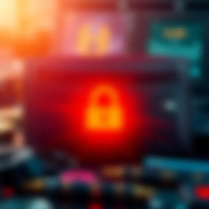 Two Trust Wallets with visible hacking notification and stolen funds symbol