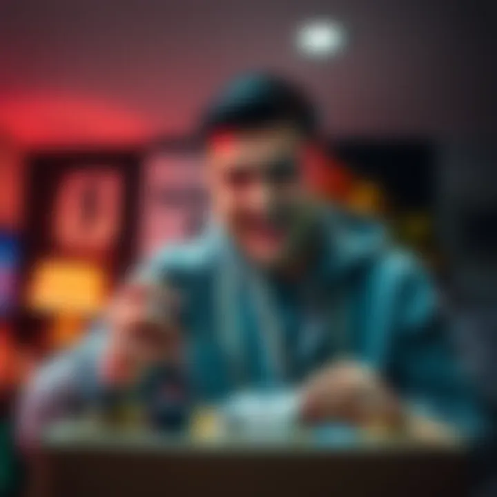 A person is unboxing the Solana SEEKER UK cryptocurrency device, showing excitement and sharing the experience with the camera.