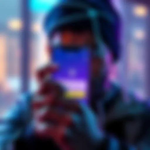 A person looking at a smartphone screen showing a wallet with USDC logo and a notification about a deposit, looking confused and cautious.