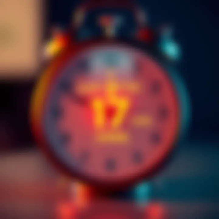 A ticking clock with the text 'Last call at 17 cents' displayed, signifying a closing financial chance.